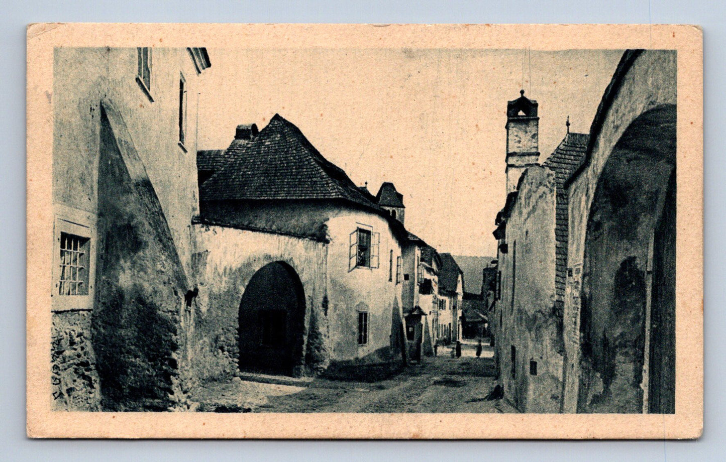 Pohlednice DIE SONNE IN DER DORFSTRASSE (ST2255)