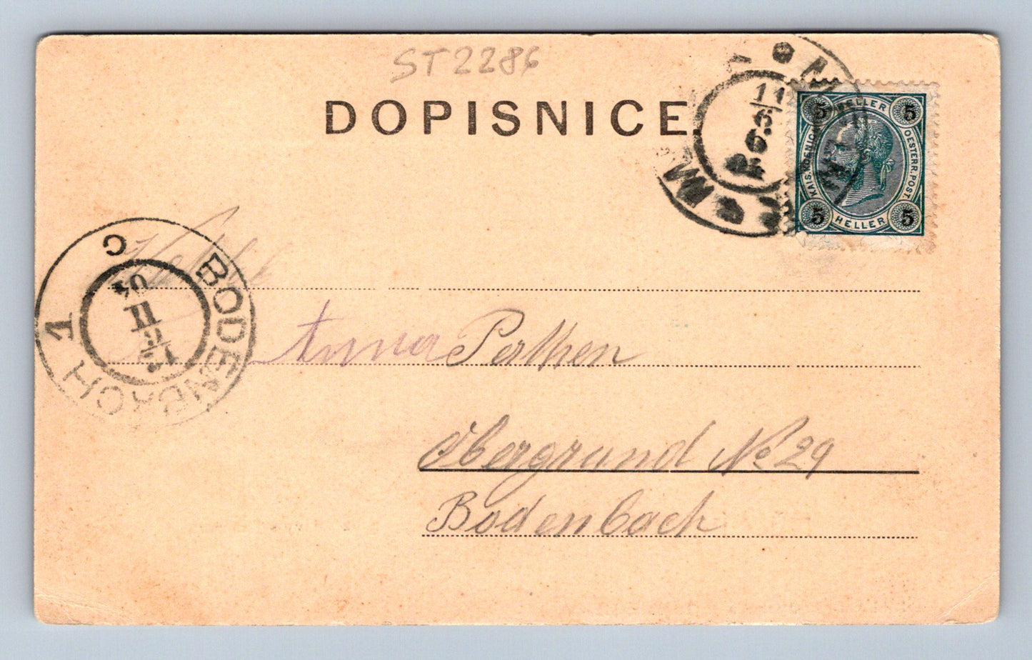 Pohlednice MĚLÍK (ST2286)