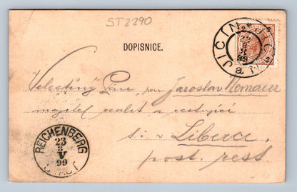 Pohlednice POZDRAV Z JIČÍNA (ST2290)
