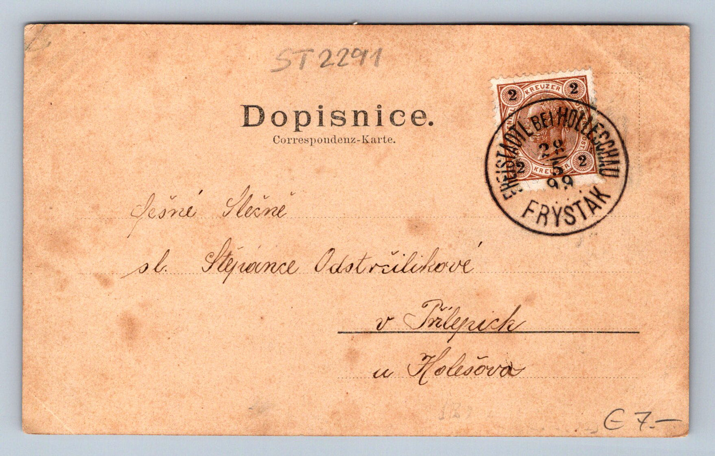 Pohlednice KROMĚŘÍŽ (ST2291)