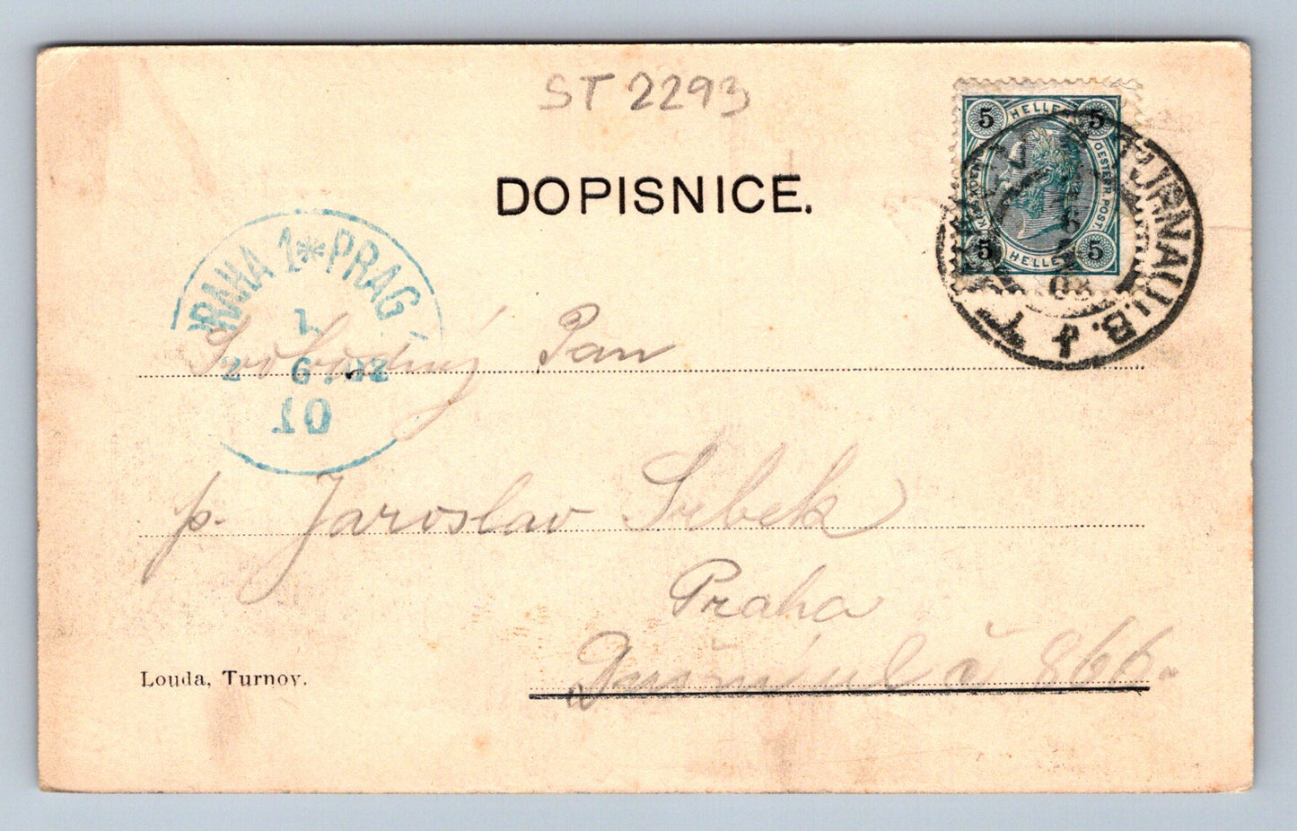 Pohlednice TURNOV (ST2293)