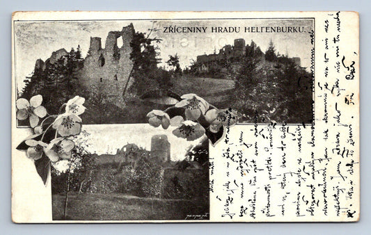 Pohlednice ZŘÍCENINA HRADU HELLENBURKU (ST2294)