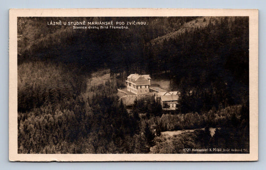 Pohlednice LÁZNĚ U STUDNĚ MARIÁNSKÉ POD ZVIČINOU (ST2308)