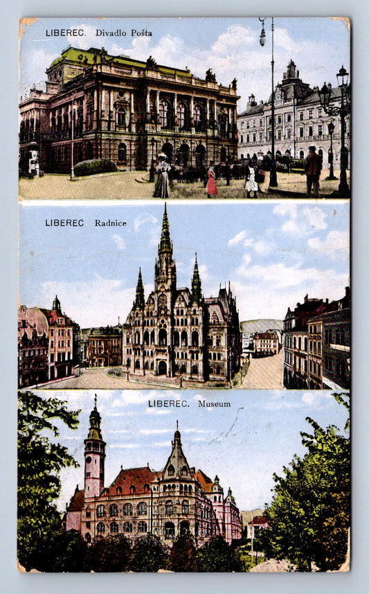 Pohlednice LIBEREC - KOLÁŽ BAREVNÁ (ST2311)
