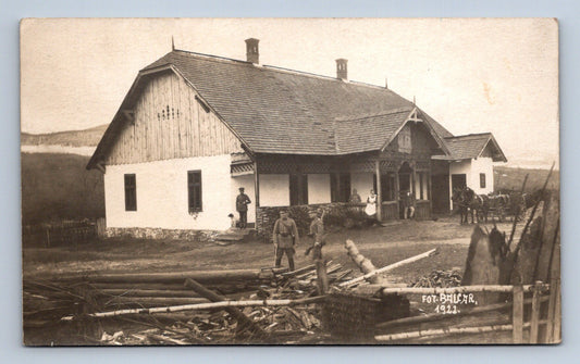 Pohlednice ČESKÁ CHALUPA VOJÁCI FOTO BALCAR (ST2361)