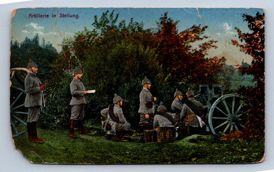 Pohlednice ARTILLERIE IN STELLUNG (ST2391)