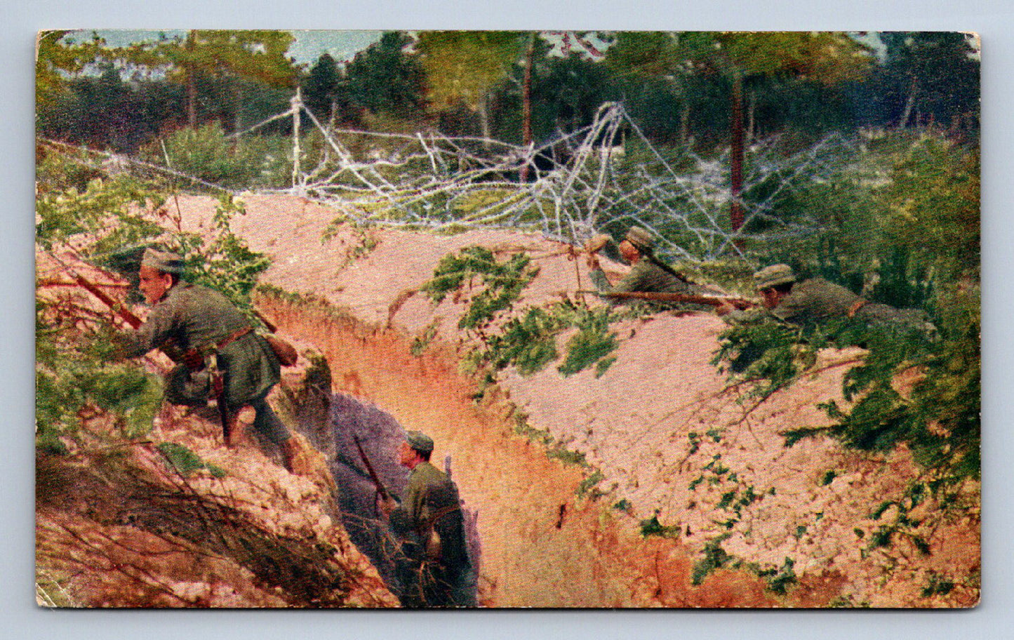 Pohlednice DER EUROPÄISCHE KRIEGE 1914 (ST2398)