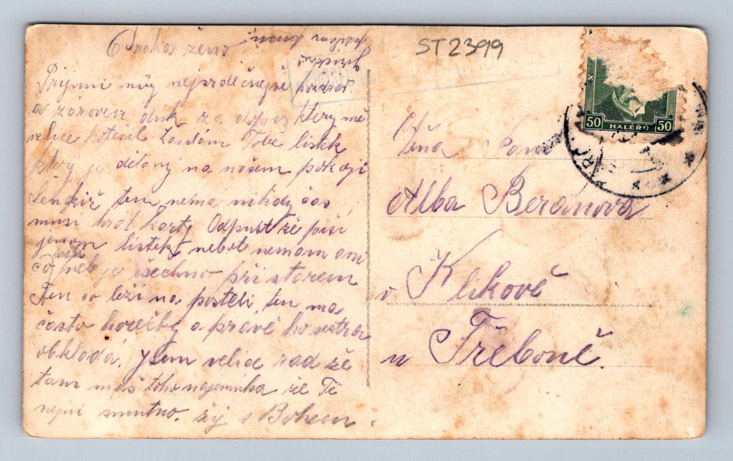 Pohlednice VOJÁCI V NEMOCNICI (ST2399)