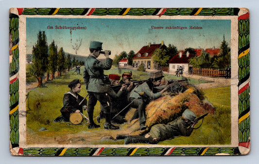 Pohlednice IM SCHÜTZENGRABEN (ST2404)