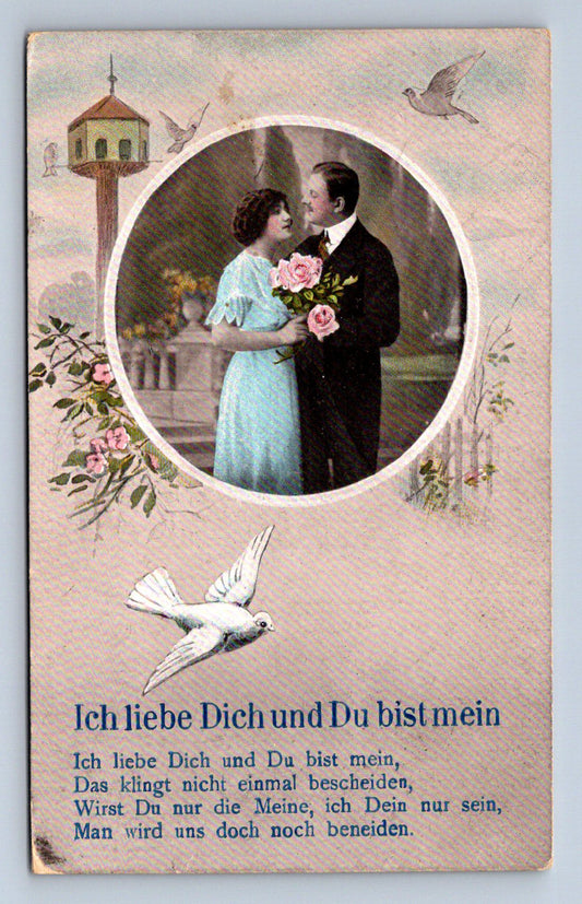 Pohlednice ICH LIEBE DICH (ST2447)