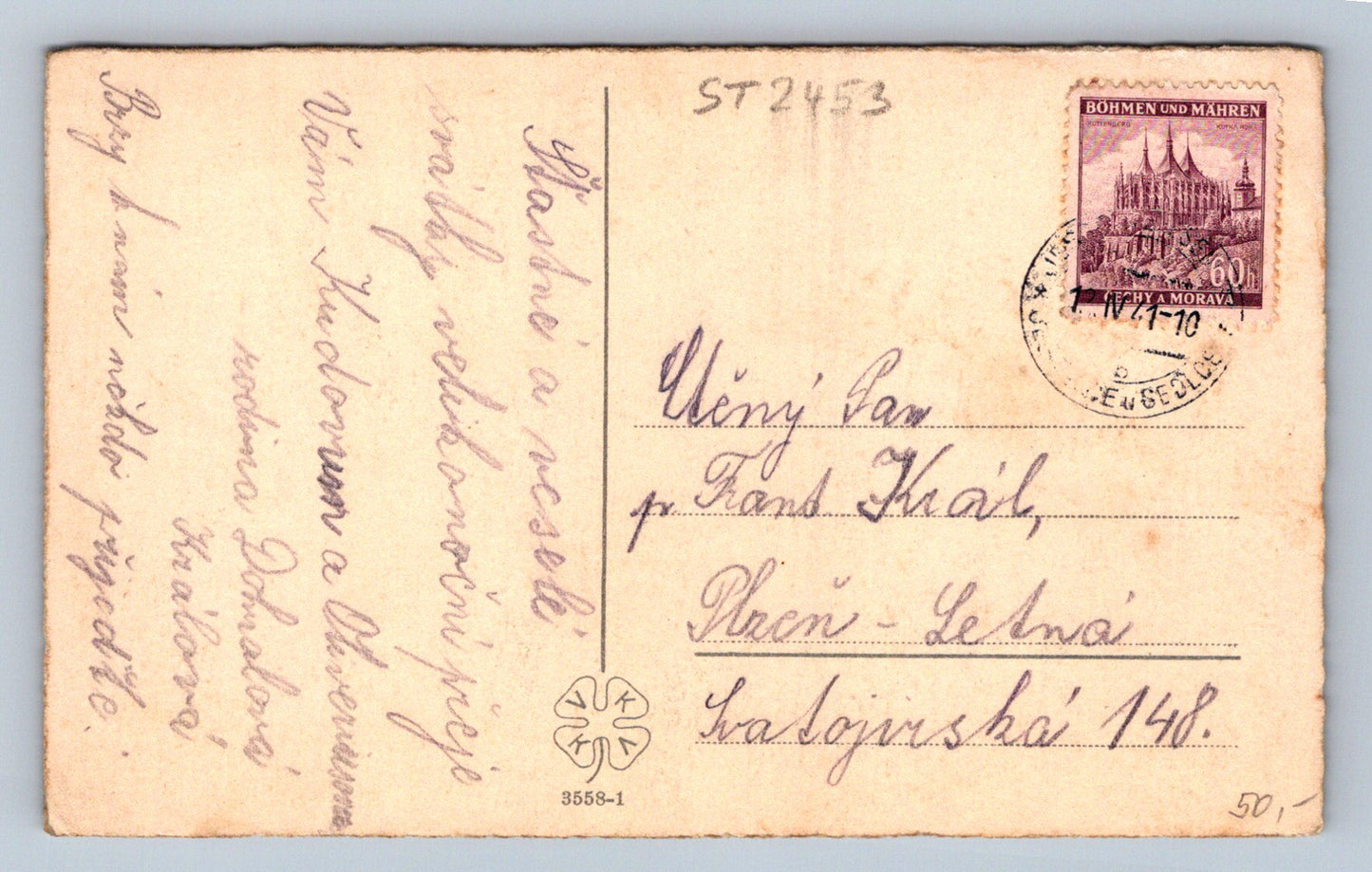Pohlednice VESELÉ VELIKONOCE (ST2453)