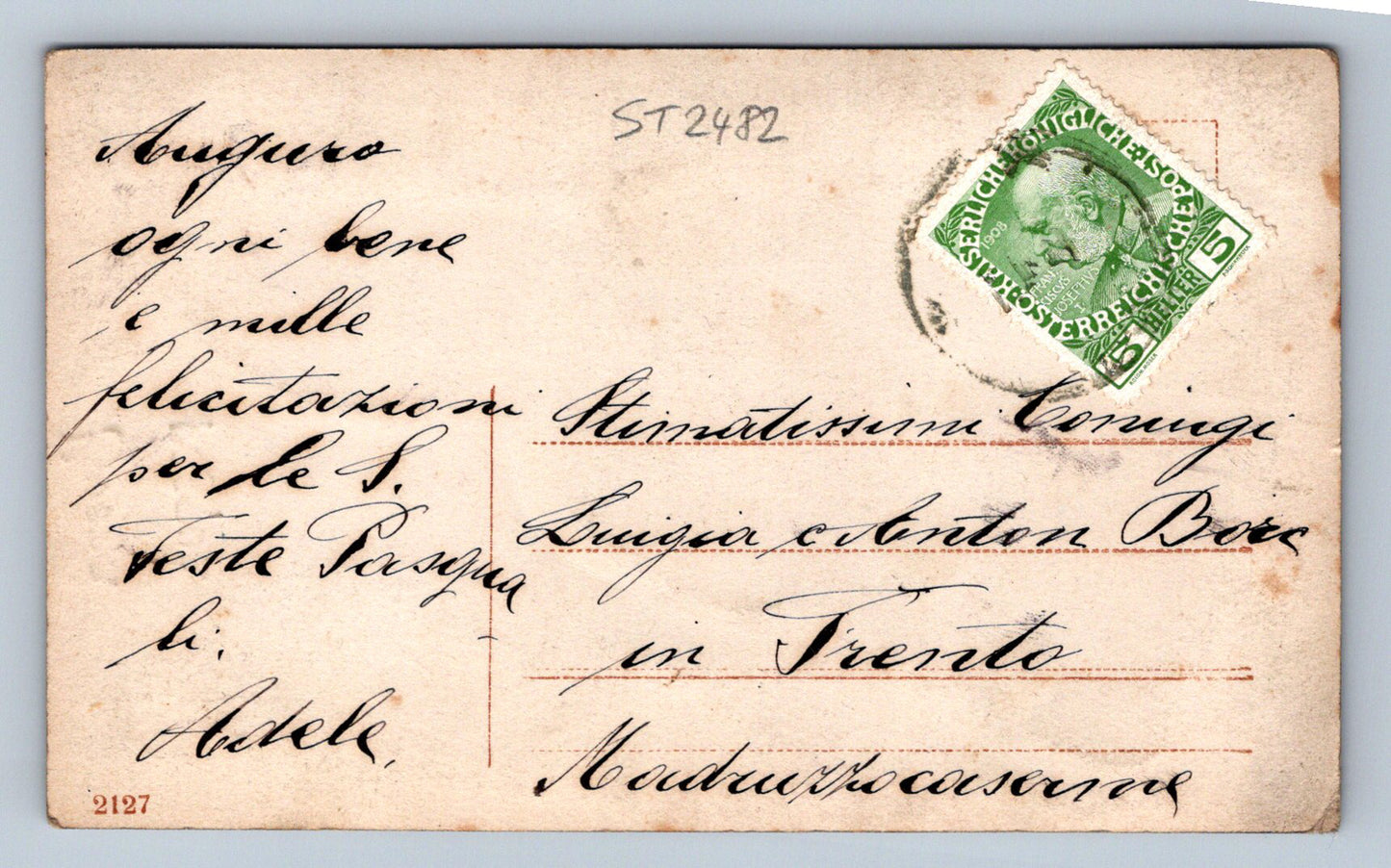 Pohlednice VESELÉ VELIKONOCE (ST2482)