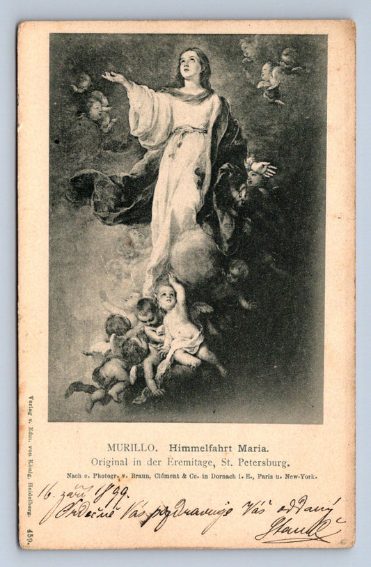 Pohlednice MURILLO - HIMMELFAHRT MARIA (ST2490)