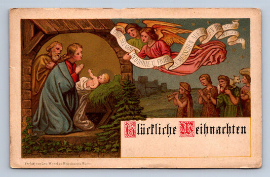 Pohlednice GLÜRFLICHE WEIHNARHTEN (ST2494)