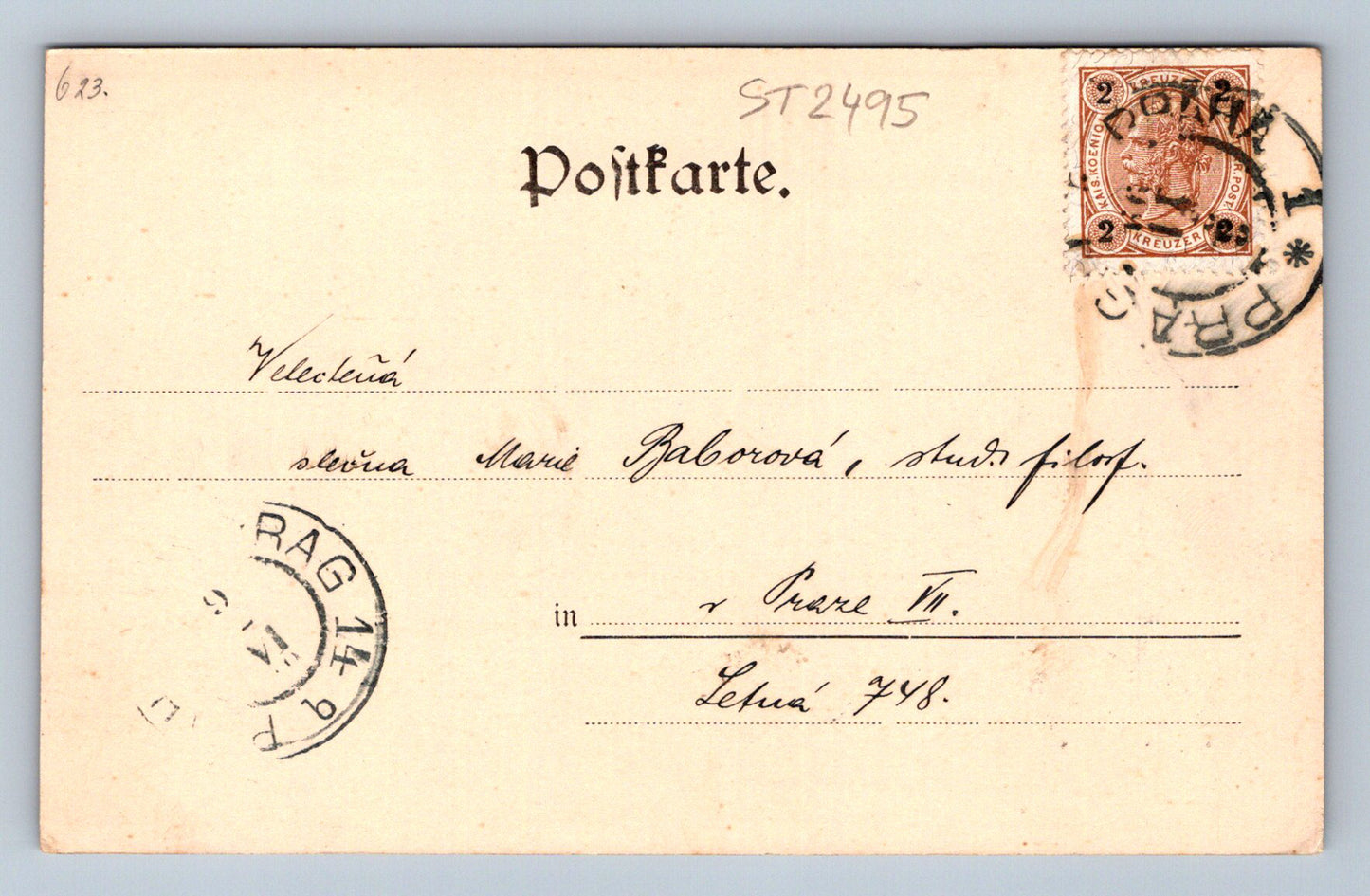 Pohlednice MATER DOLOROSA A KARLO DOLCI - KOLÁŽ (ST2495)