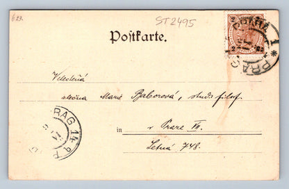 Pohlednice MATER DOLOROSA A KARLO DOLCI - KOLÁŽ (ST2495)