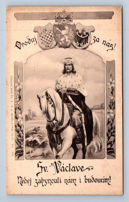 Pohlednice ORODUJ ZA NÁS! - SV. VÁCLAV (ST2499)