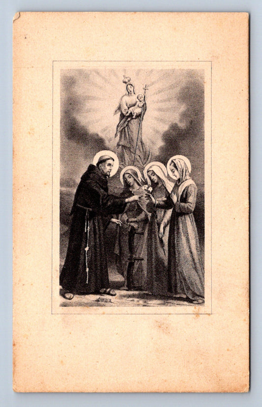 Pohlednice SV. FRANTIŠEK ZASNUBUJE SE S CHUDOBOU (ST2501)