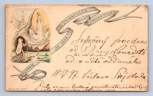 Pohlednice SOUVENIR DE LOURDES (ST2506)