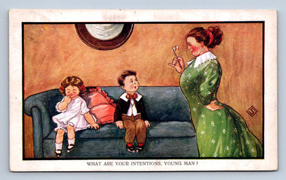 Pohlednice WHAT ARE YOUR INTENTIONS, YOUNG MAN? (ST2516)