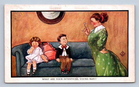 Pohlednice WHAT ARE YOUR INTENTIONS, YOUNG MAN? (ST2516)