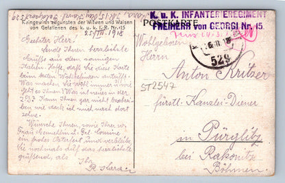 Pohlednice REINGEWINN ZUGUNSTEN DER WITWEN UND WAISEN  (ST2547)