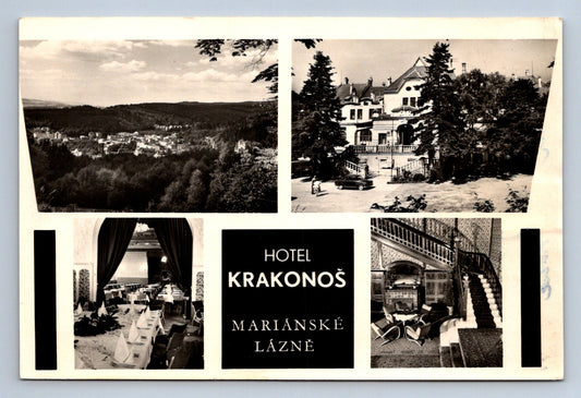 Pohlednice MARIÁNSKÉ LÁZNĚ - HOTEL KRAKONOŠ (ST450)