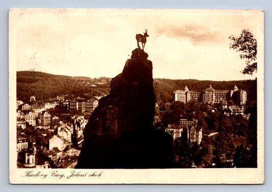 Pohlednice KARLOVY VARY, JELENÍ SKOK (ST466)