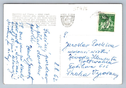 Pohlednice HLUBOKÁ NAD VLTAVOU - STÁTNÍ ZÁMEK (ST486)