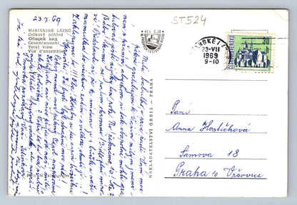 Pohlednice MARIÁNSKÉ LÁZNĚ - CELKOVÝ POHLED (ST524)