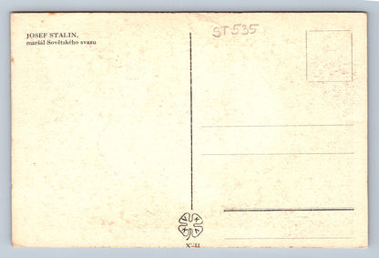 Pohlednice JOSEF STALIN - MARŠÁL SOVĚTSKÉHO SVAZU (ST535)