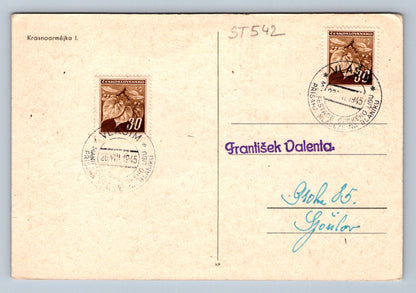 Pohlednice KRÁSNOARMĚJKA I. (ST542)
