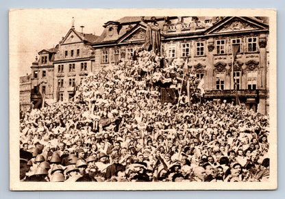 Pohlednice HUSŮV POMNÍK  NA STAROMĚSTSKÉM NÁMĚSTÍ (ST554)