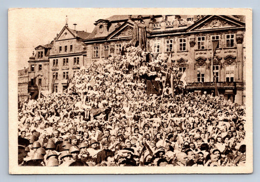 Pohlednice HUSŮV POMNÍK  NA STAROMĚSTSKÉM NÁMĚSTÍ (ST554)