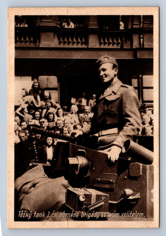 Pohlednice TĚŽKÝ TANK I. ČESKOSLOV. OBRNĚNÉ BRIGÁDY (ST562)