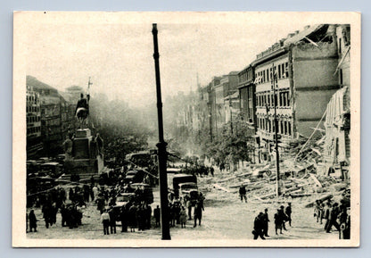 Pohlednice PŘÍJEZD RUDÉ ARMÁDY NA VÁCLAVSKÉ NÁMĚSTÍ (ST580)