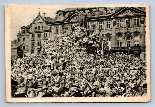 Pohlednice HUSŮV POMNÍK  NA STAROMĚSTSKÉM NÁMĚSTÍ (ST584)