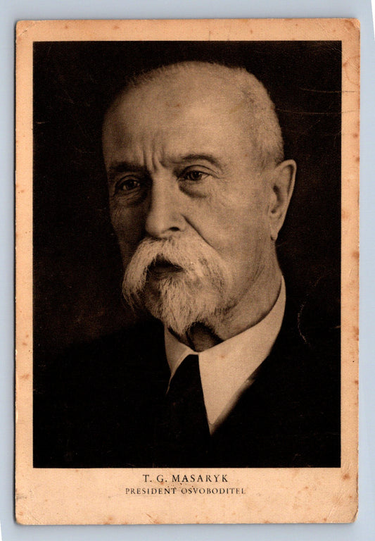 Pohlednice T.G.MASARYK PRESIDENT OSVOBODITEL (ST590)