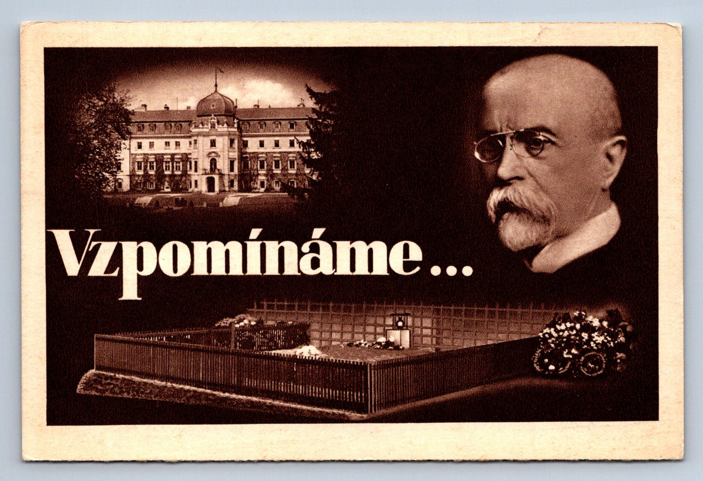 Pohlednice LÁNY, HROB PRESIDENTA OSVOBODITELE (ST595)