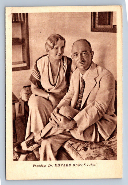 Pohlednice PRESIDENT DR. ED. BENEŠ S CHOTÍ (ST623)