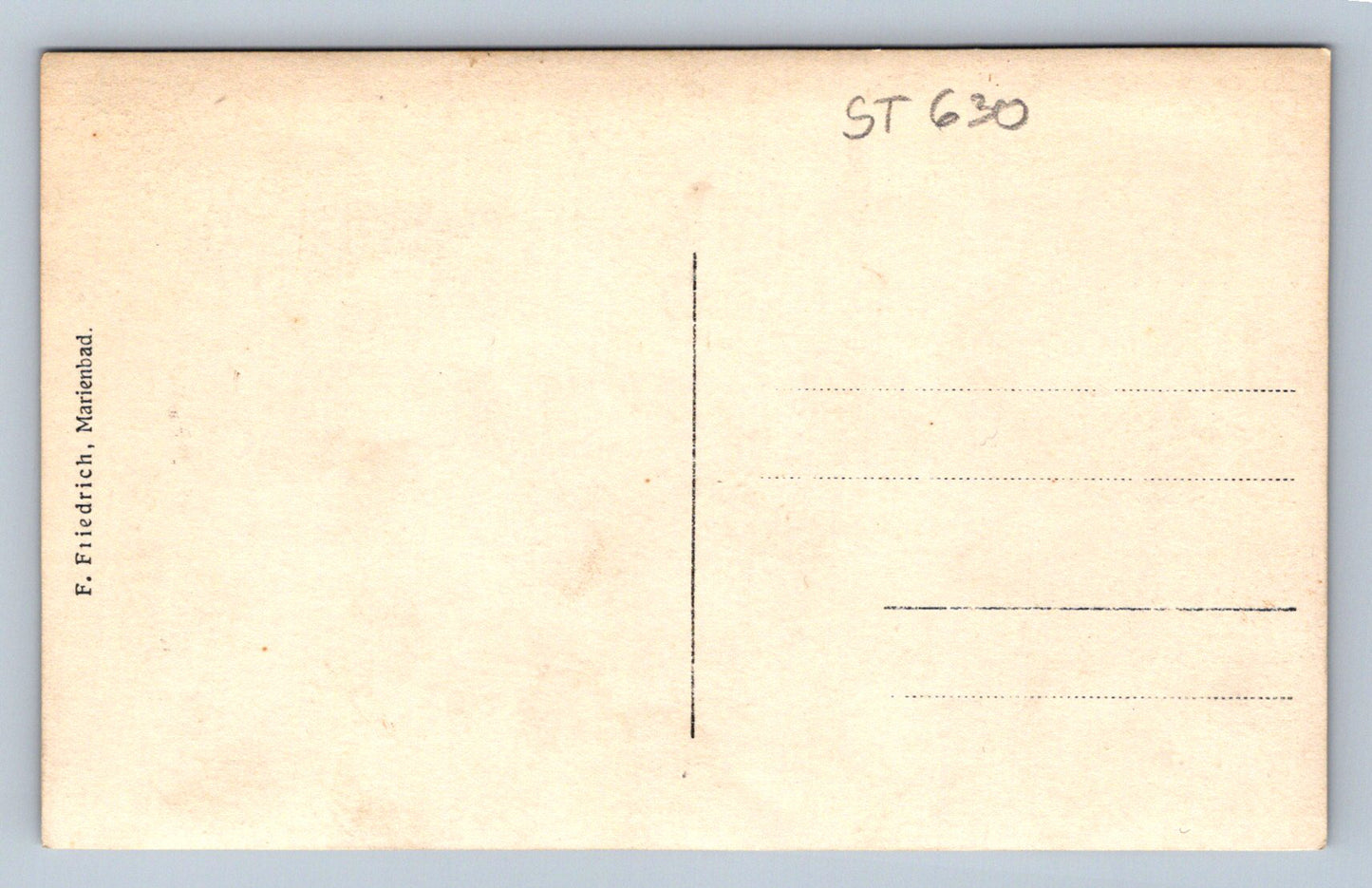 Pohlednice F. FRIEDRICH (ST630)