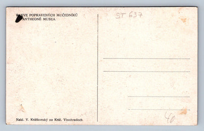 Pohlednice RAKVE POPRAVENÝCH MUČEDNÍKŮ ANTHEONĚ MUSEA (ST637)