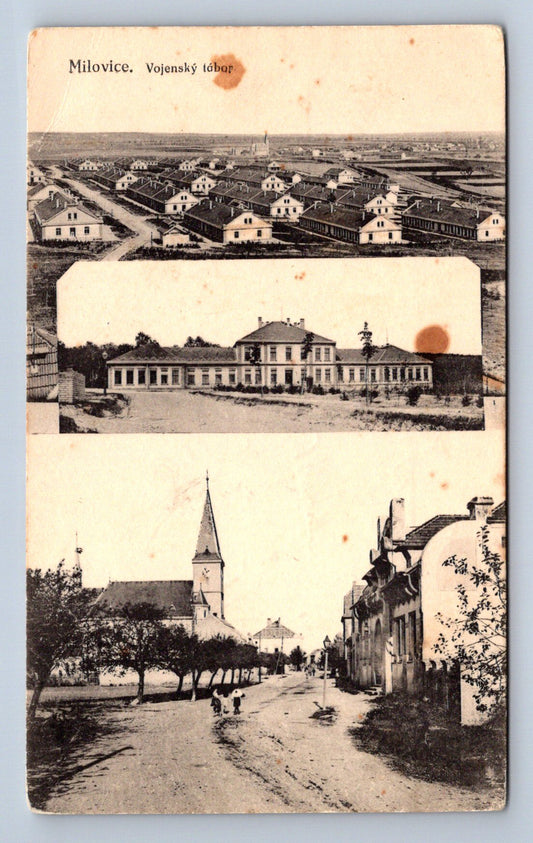 Pohlednice MILOVICE - VOJENSKÝ TÁBOR (ST714)