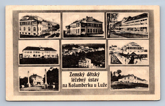 Pohlednice ZEMSKÝ DĚTSKÝ LÉČEBNÝ ÚSTAV NA KOŠUMBERKU U LUŽE (ST719)