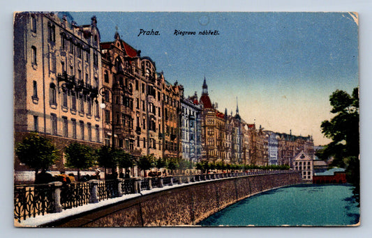 Pohlednice PRAHA - RIEGROVO NÁBŘEŽÍ (ST740)