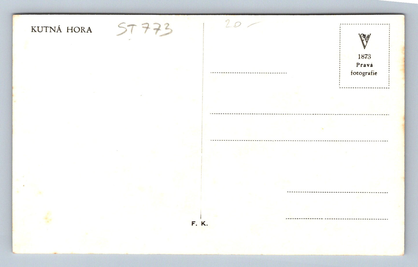Pohlednice KUTNÁ HORA (ST773)