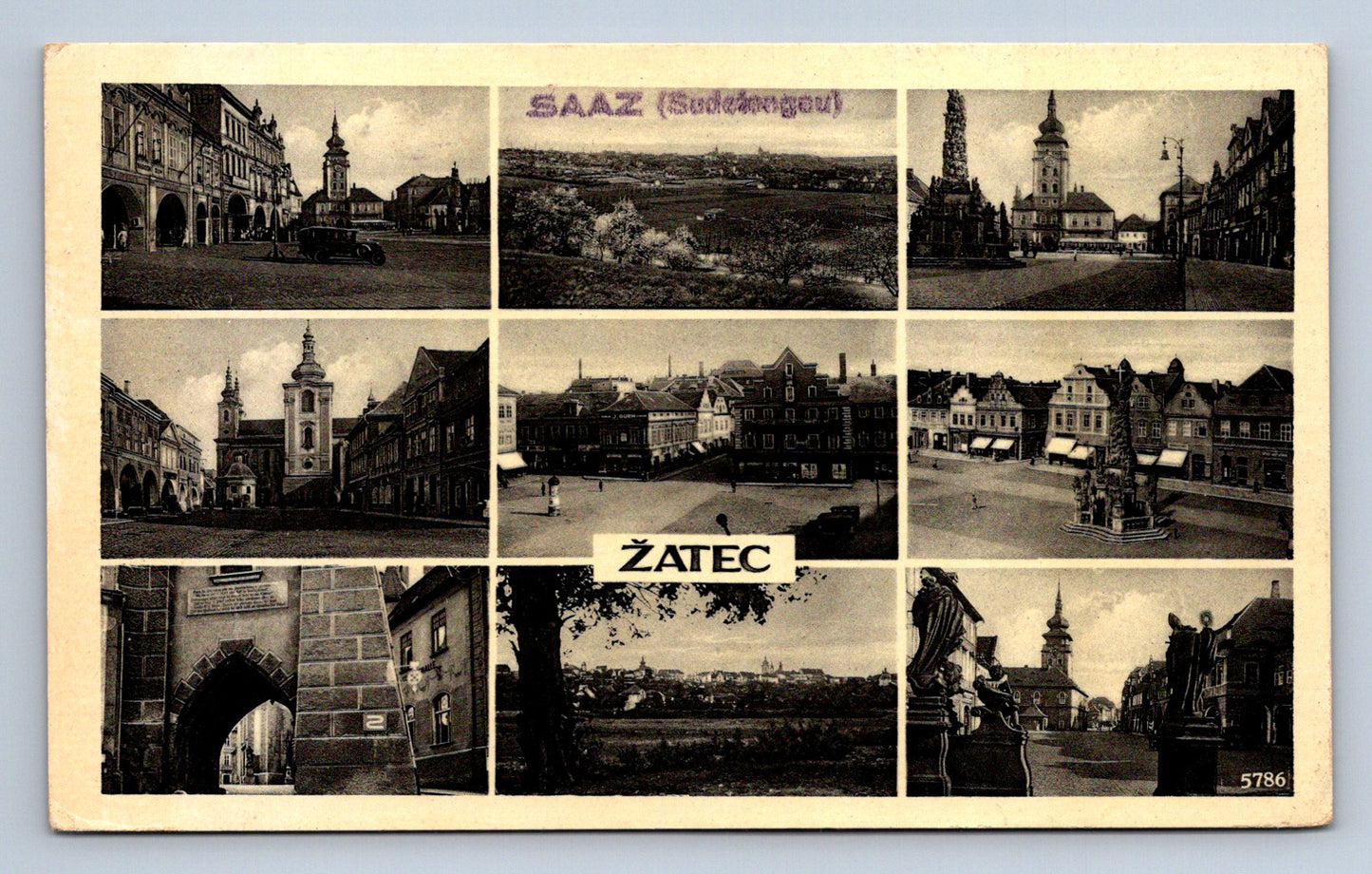 Pohlednice ŽATEC (ST778)