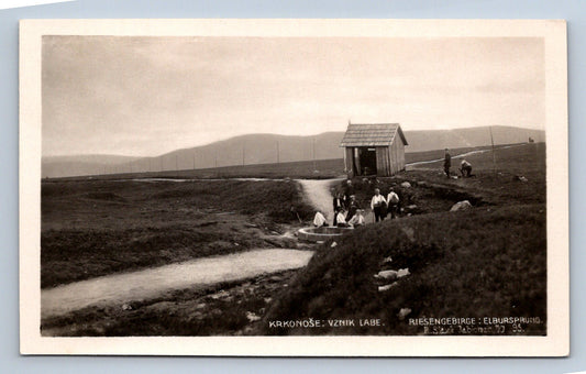 Pohlednice KRKONOŠE - VZNIK LABE (ST789)