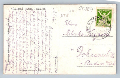 Pohlednice NĚMECKÝ BROD - NÁMĚSTÍ (ST829)