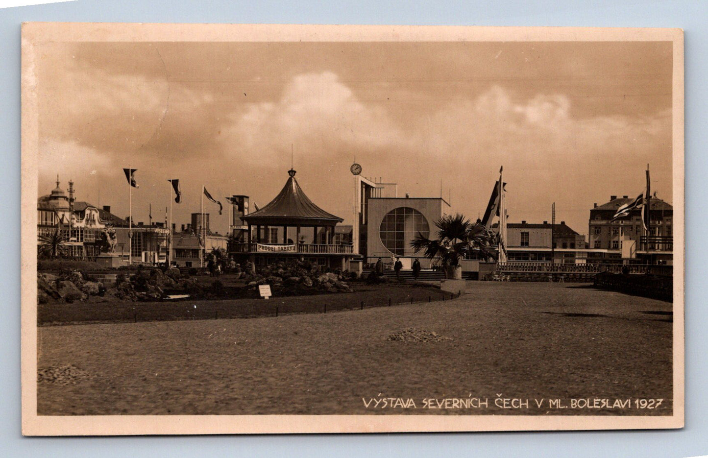 Pohlednice VÝSTAVA SEVERNÍCH ČECH V ML. BOLESLAVY 1927 (ST843)